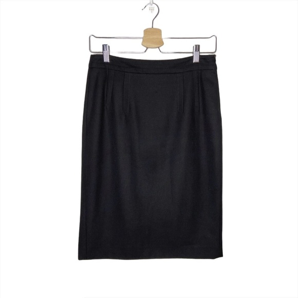 Zara Woman Black Knee Length Career Dark Academia Pencil Skirt - Picture 1 of 13